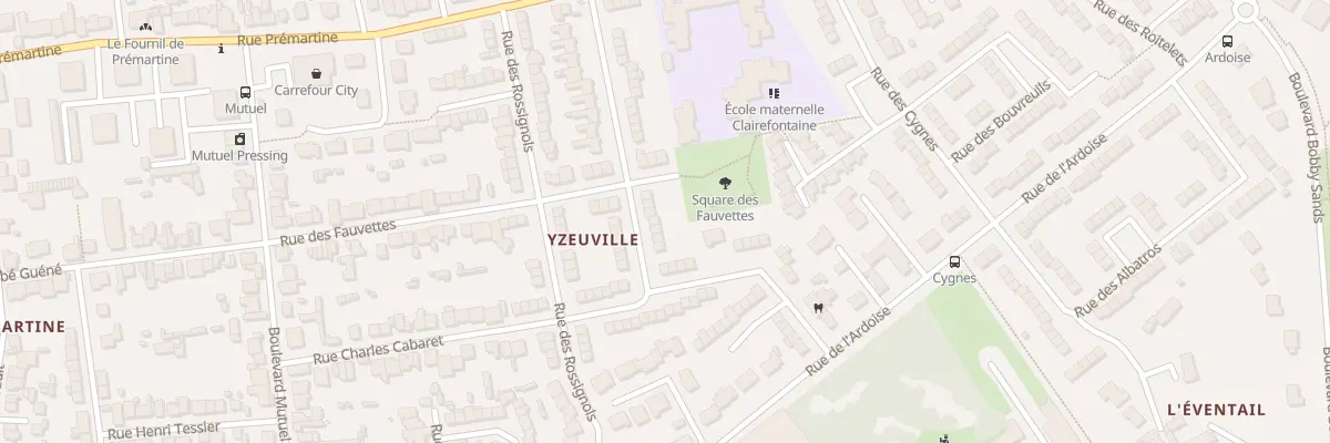 Plan du 37 Rue des Vanneaux au Mans