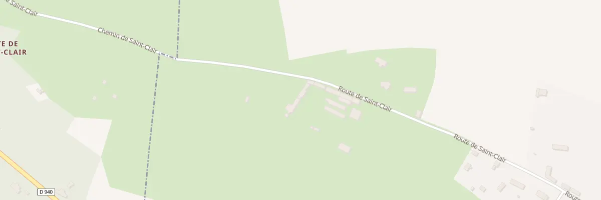 Plan du 21B Rte de Saint-Clair à Bordeaux-Saint-Clair