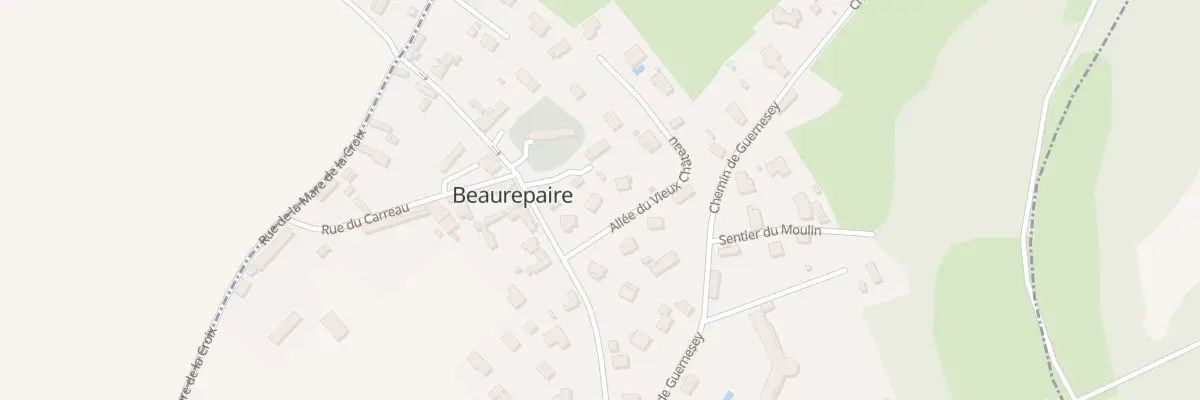 Plan du 4 All du Vieux Chateau à Beaurepaire