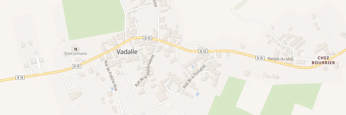 Plan du 3 Rue du Rampeau à Aussac-Vadalle