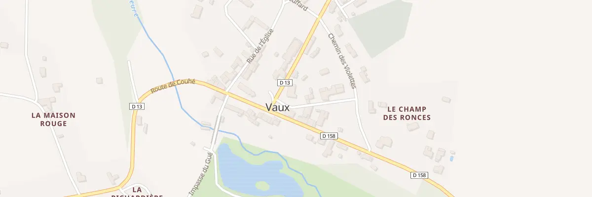 Plan du 1 Che de Chauveau à Valence-en-Poitou