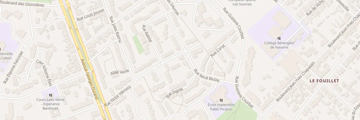 Plan du 3 Rue Victor Hémery au Mans