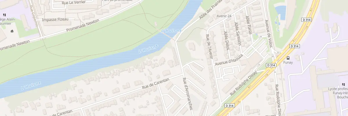 Plan du 129 Rue de Carentan au Mans