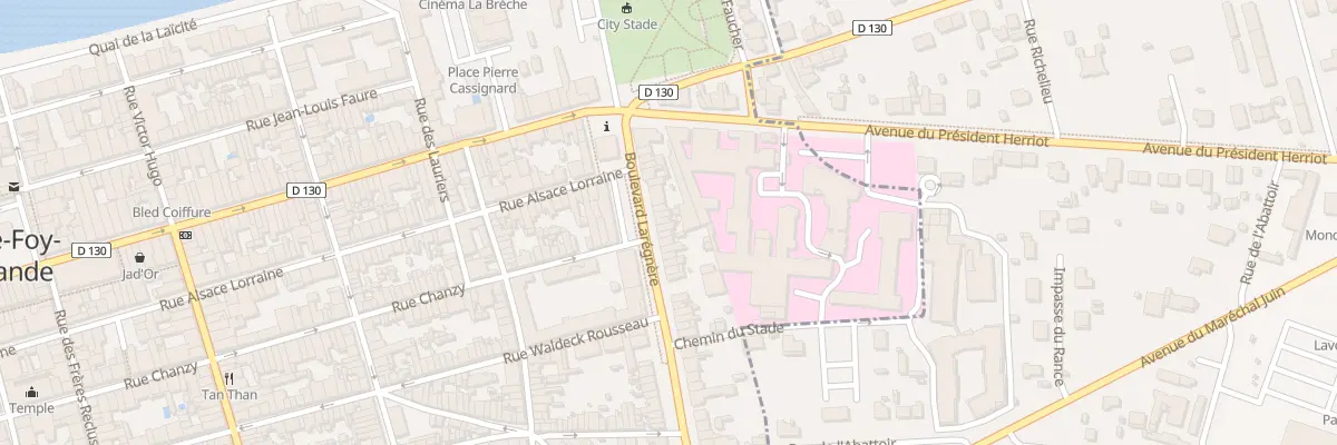 Plan du 24 Bd Larégnère à Sainte-Foy-la-Grande