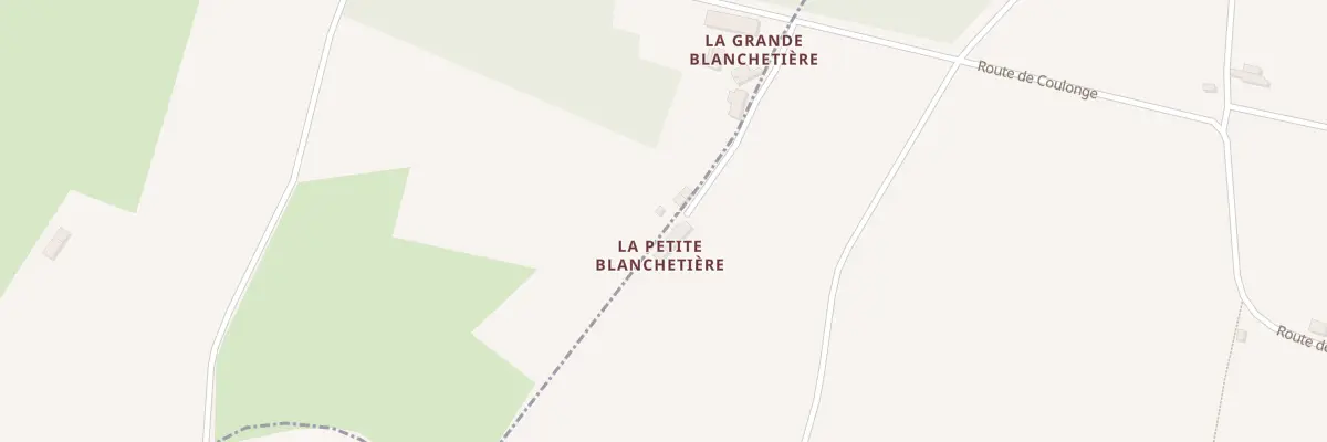 Plan du 2 La Petite Blanchetiere à Aubigné-Racan