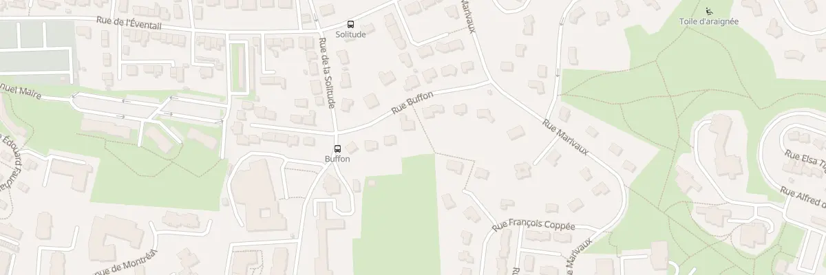 Plan du 7 Rue Buffon au Mans