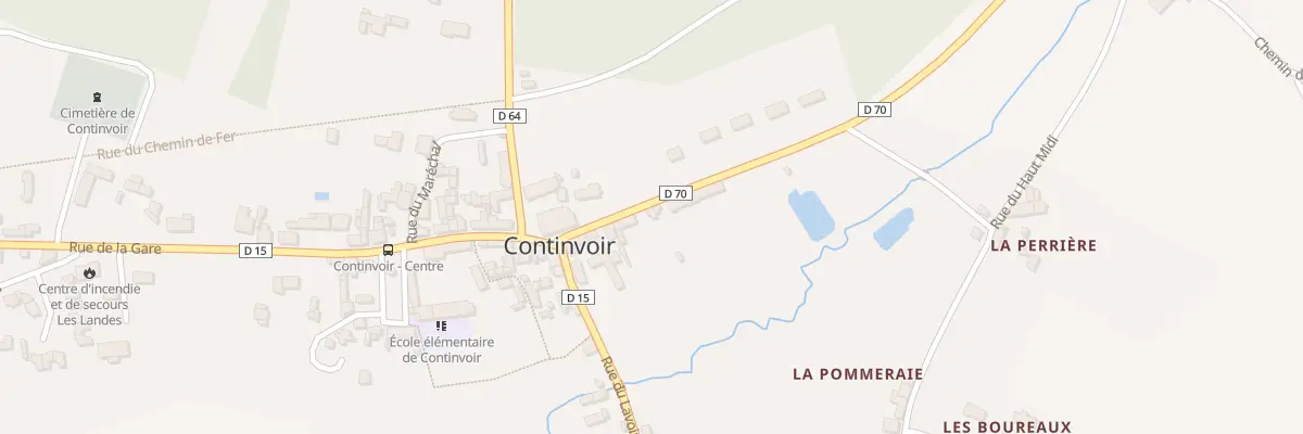 Plan du 4 Rue des Acacias à Continvoir