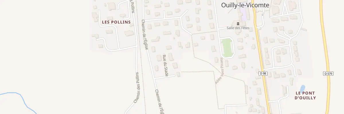 Plan du 4 Rue du Stade à Ouilly-le-Vicomte