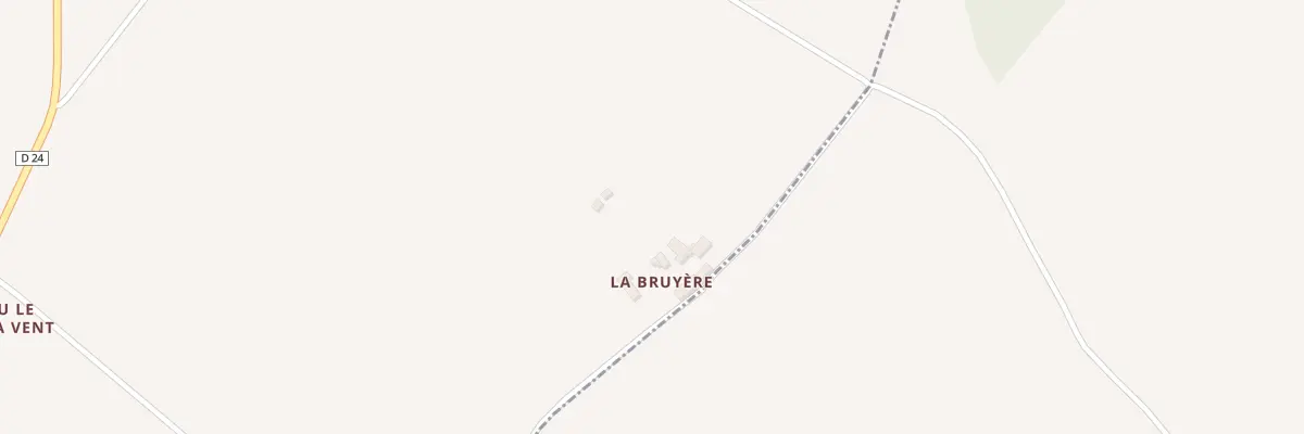 Plan du 2 La Bruyere à Dercé