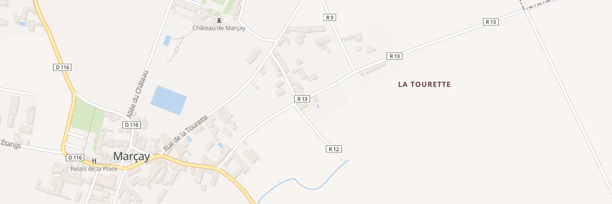 Plan du 78 La Tourette à Marçay