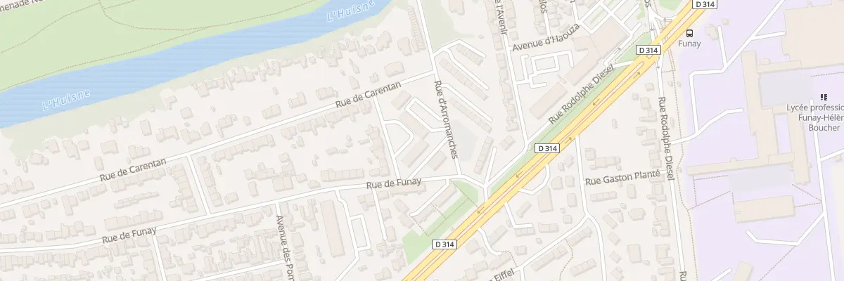 Plan du 112 Rue de Carentan au Mans