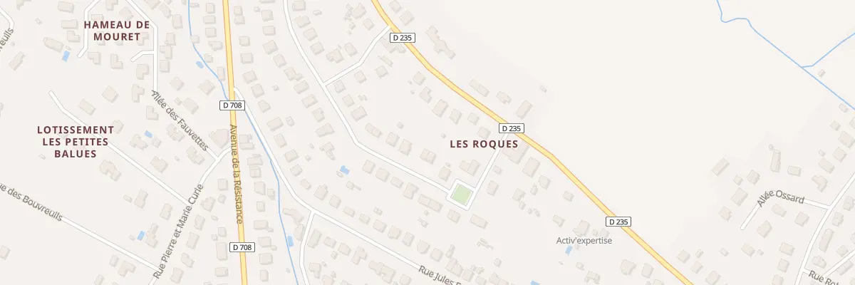 Plan du 28 Rue Mal de Lattre de Tassigny à Pineuilh