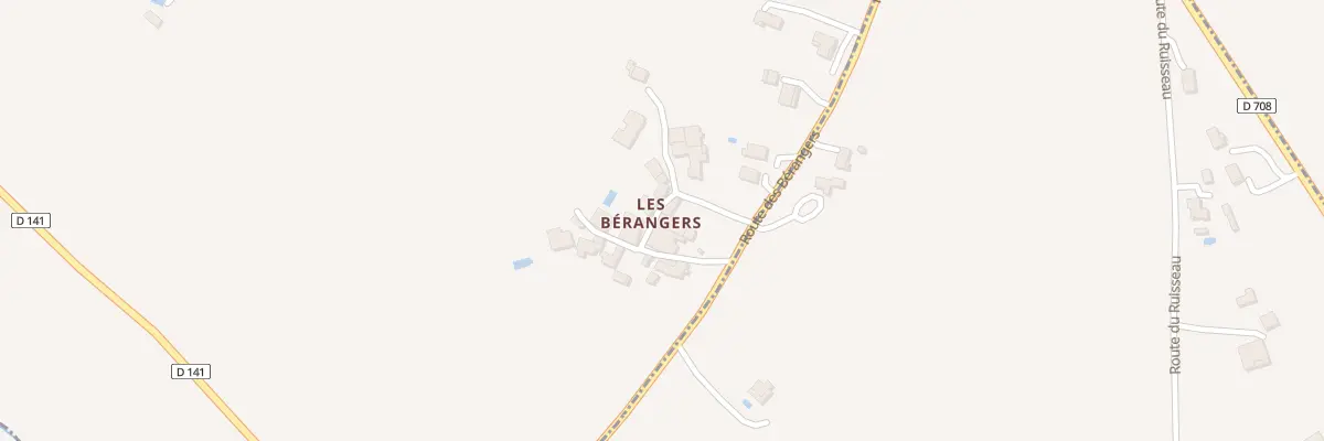 Plan du 160 Les Berangers à Saint-André-et-Appelles