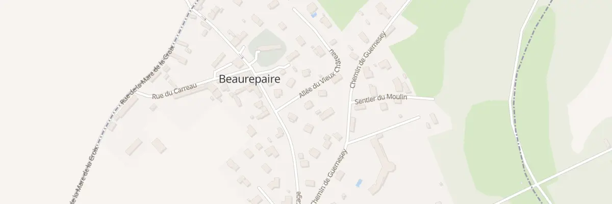 Plan du 1 All du Vieux Chateau à Beaurepaire