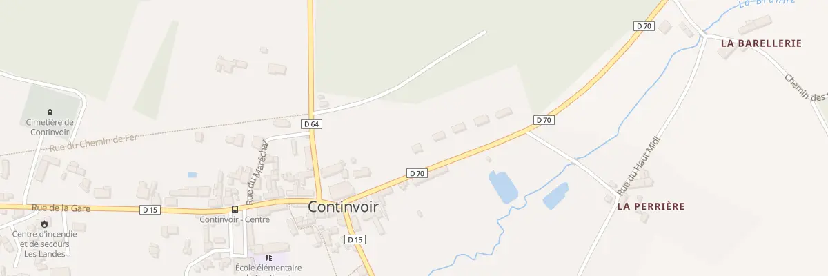 Plan du 5 Rue des Acacias à Continvoir