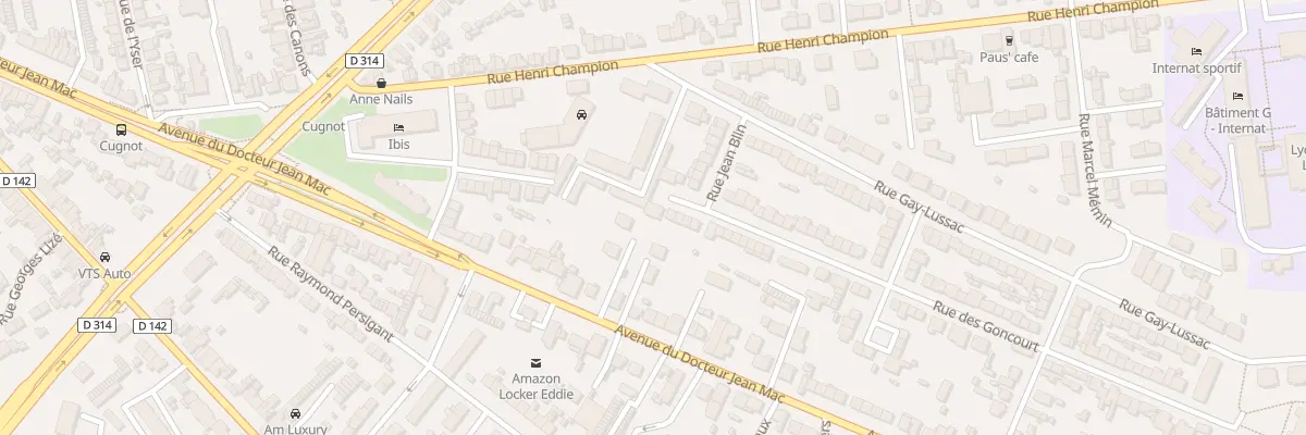 Plan du 26 Rue des Goncourt au Mans