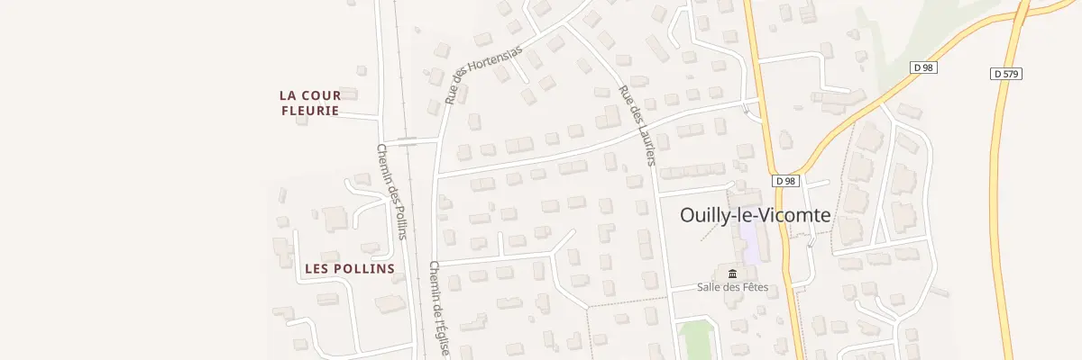 Plan du 10 Rue des Rosiers à Ouilly-le-Vicomte