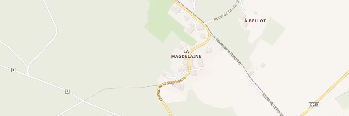 Plan du 433 Che de la Magdeleine à Caubeyres