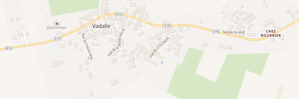 Plan du 7 Rue du Rampeau à Aussac-Vadalle