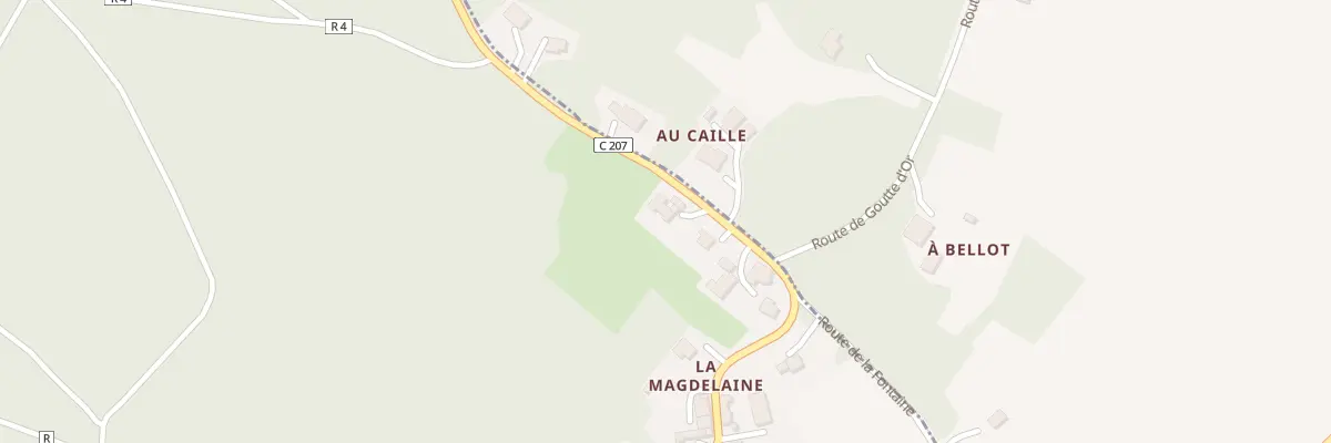 Plan du 661 Che de la Magdeleine à Caubeyres