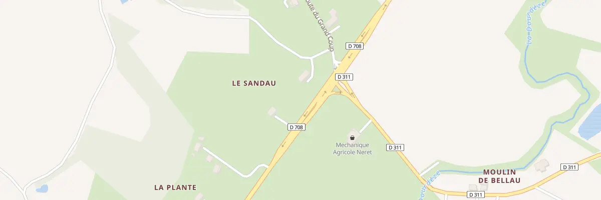 Plan du 43 Imp Le Lac à Saint-Sernin