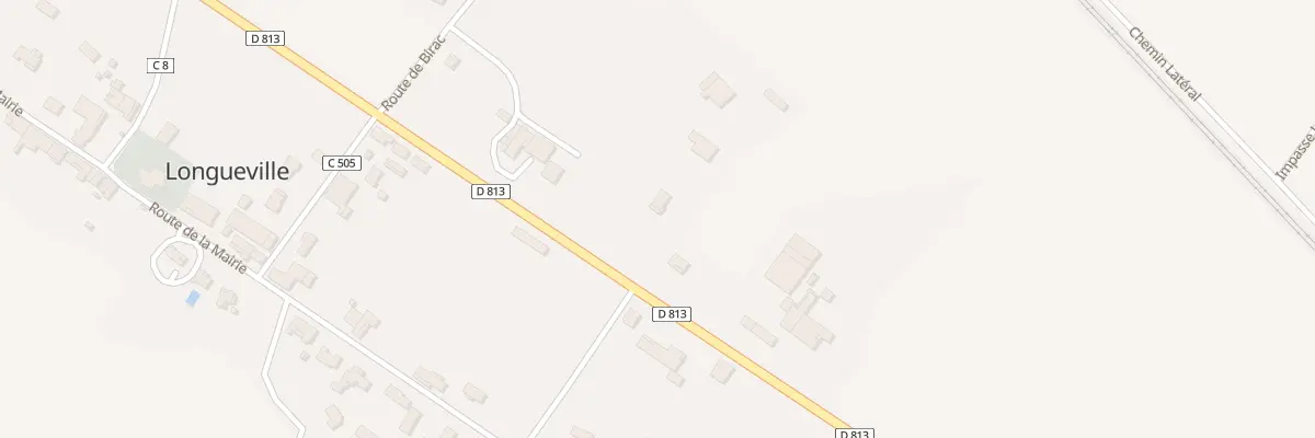 Plan du 10 Rte de Marmande à Longueville