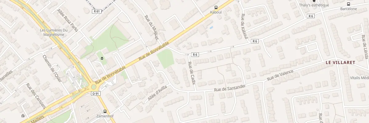 Plan du 18 Rue du Villaret au Mans
