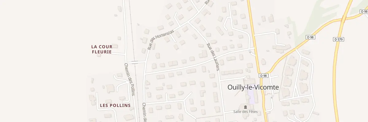 Plan du 9 Rue des Rosiers à Ouilly-le-Vicomte