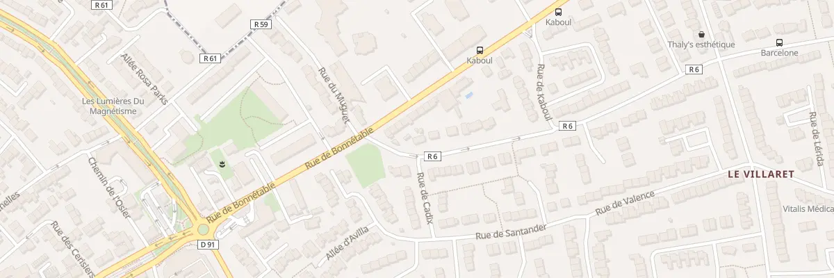 Plan du 3 Rue du Villaret au Mans