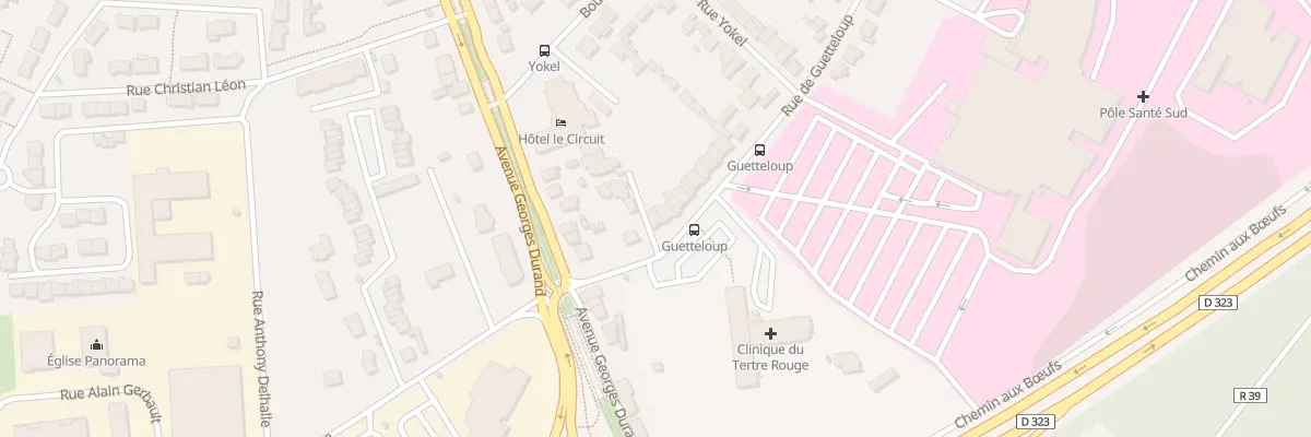 Plan du 15 Rue de Guetteloup au Mans