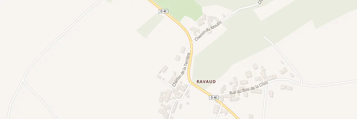 Plan du 5303 Ravaud à Aussac-Vadalle