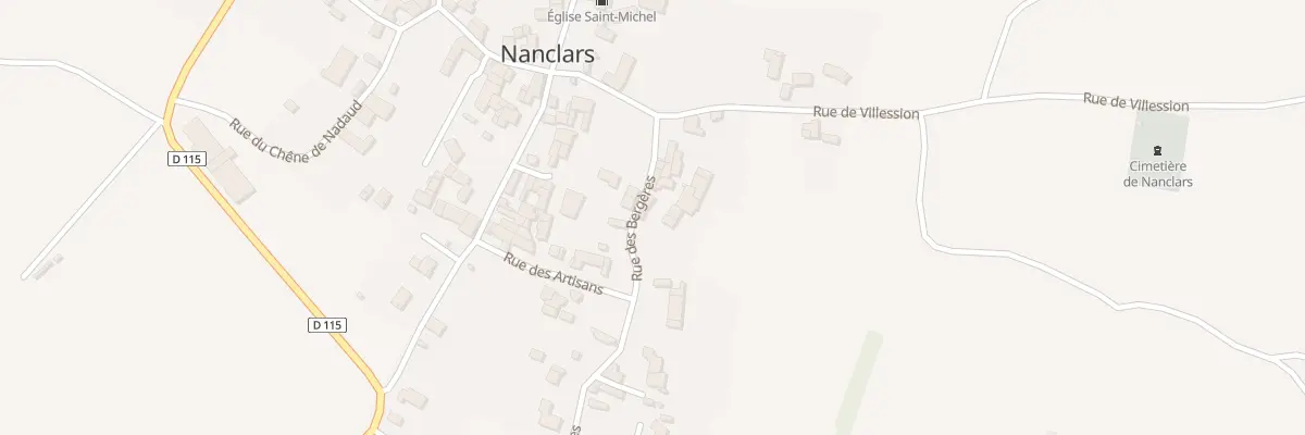 Plan du 5137 Rue des Bergeres à Nanclars