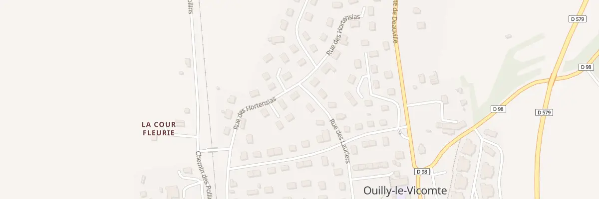 Plan du 12 Rue des Hortensias à Ouilly-le-Vicomte