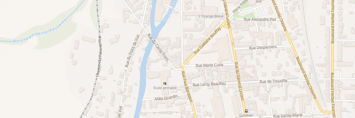 Plan du 1A Rue Ferdinand Daulne à La Houblonnière