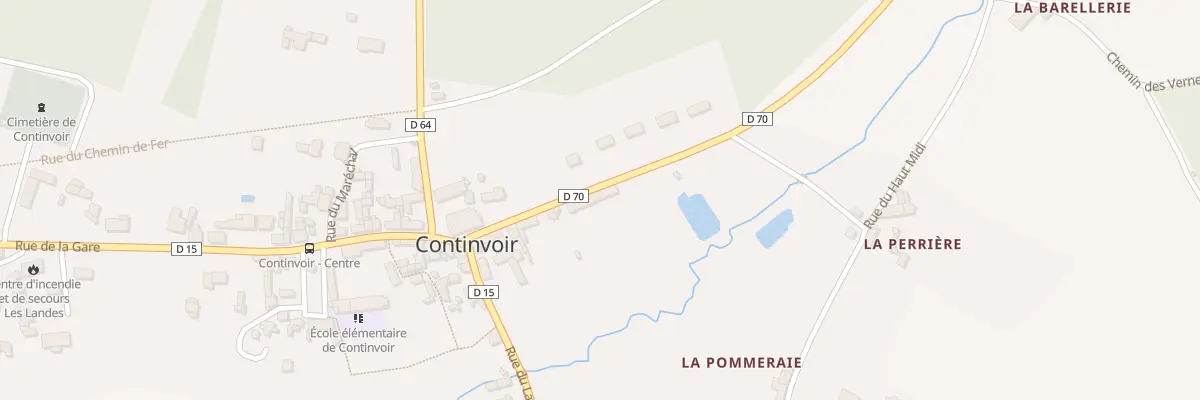 Plan du 8 Rue des Acacias à Continvoir