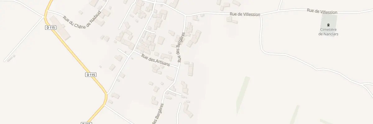 Plan du 5102 Rue des Bergeres à Nanclars