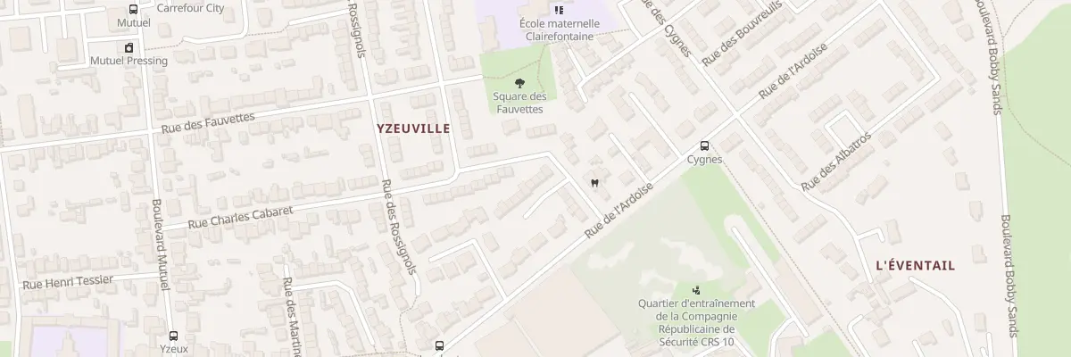 Plan du 26 Rue des Mouettes au Mans