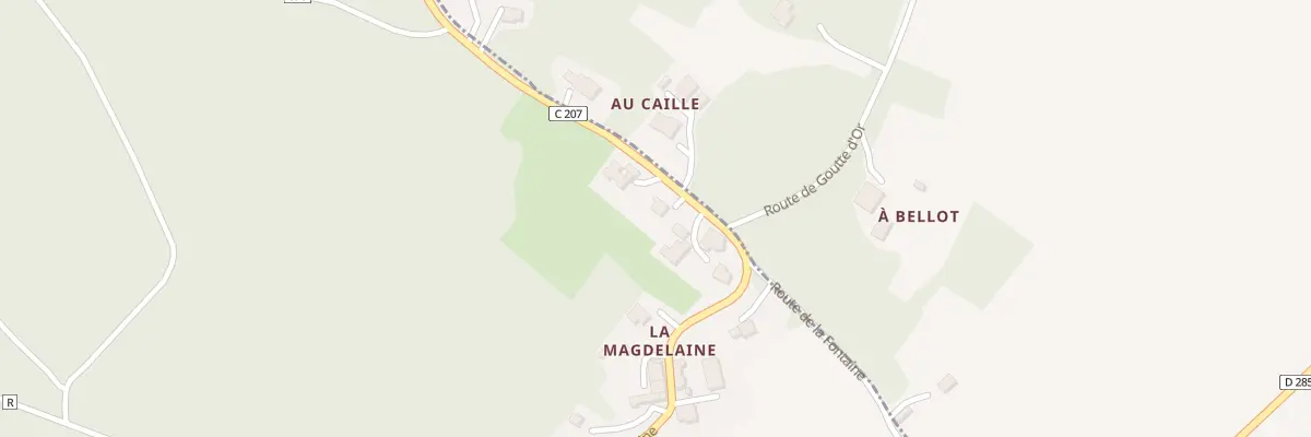 Plan du 639 Che de la Magdeleine à Caubeyres