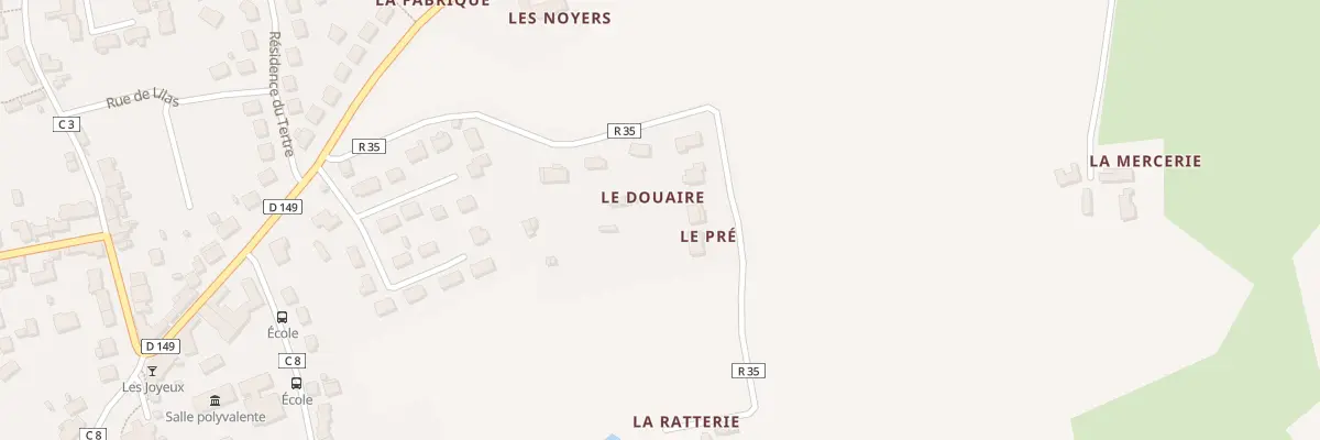 Plan du 5126 La Ratterie à Joué-l’Abbé