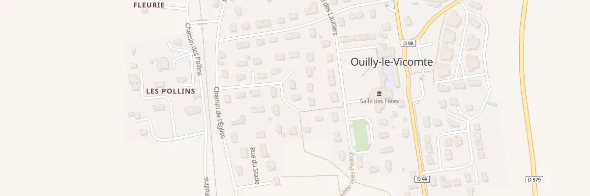 Plan du 14 Rue des Polins à Ouilly-le-Vicomte