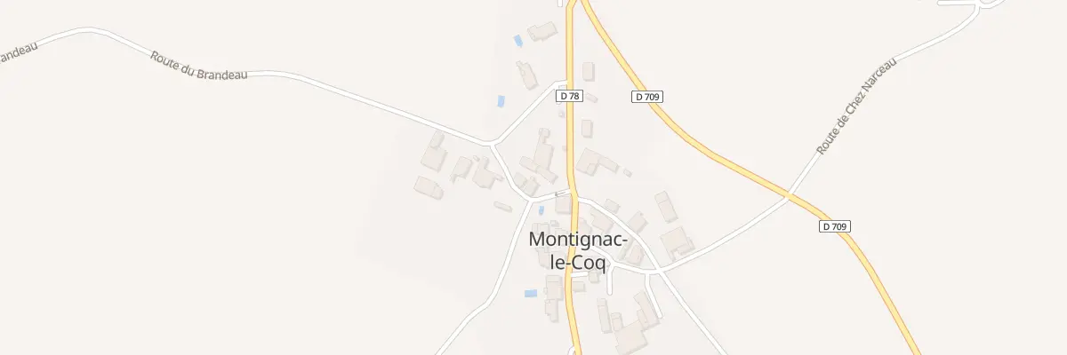 Plan du 2 Rue de Bagatelle à Montignac-le-Coq