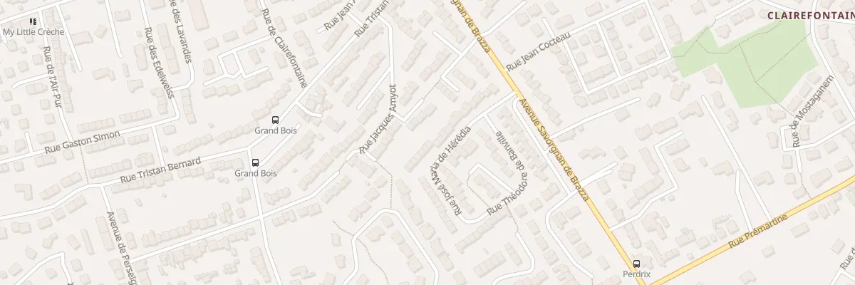 Plan du 22 Rue Jose Maria de Heredia au Mans