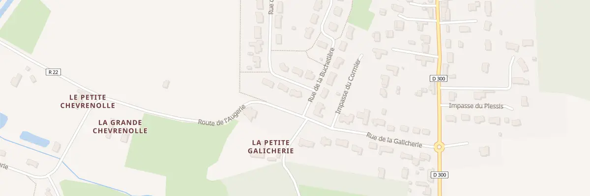 Plan du 1 Rue de la Bruyere à Neuville-sur-Sarthe