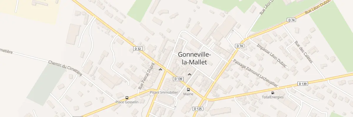 Plan du 18 Rue du Capitaine Gosselin à Gonneville-la-Mallet