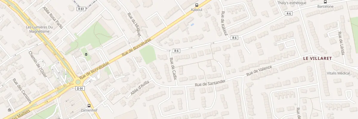 Plan du 22 Rue du Villaret au Mans