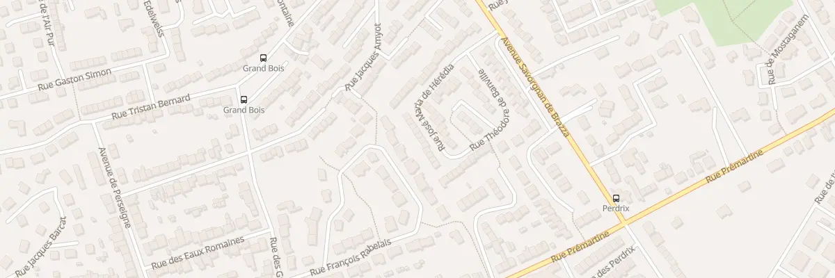Plan du 42 Rue Jose Maria de Heredia au Mans