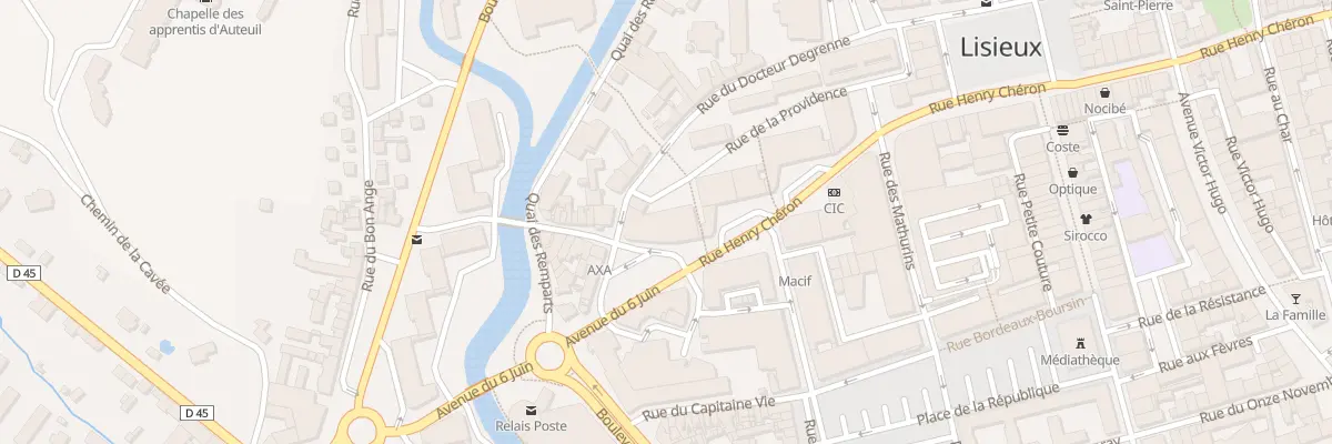 Plan du 41 Rue de la Providence à Lisieux