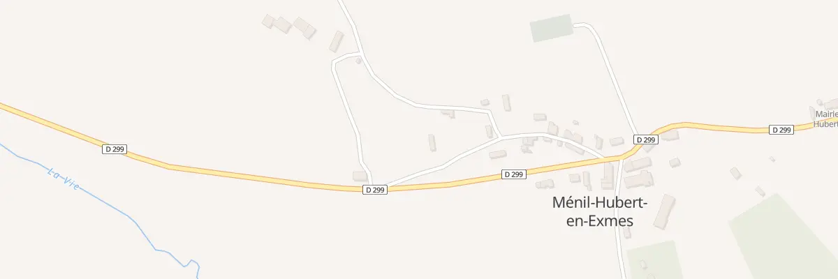 Plan du 3 Le Bourg à Ménil-Hubert-en-Exmes