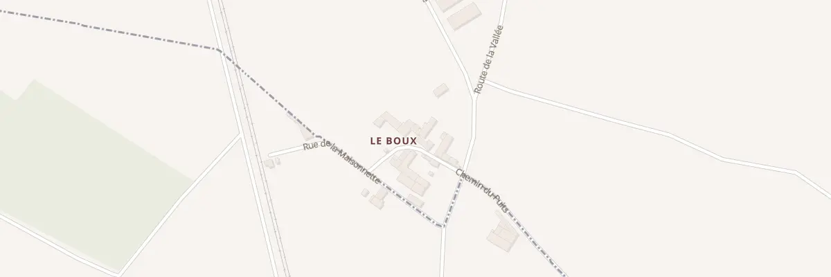 Plan du 3 Che du Puits à Voulême