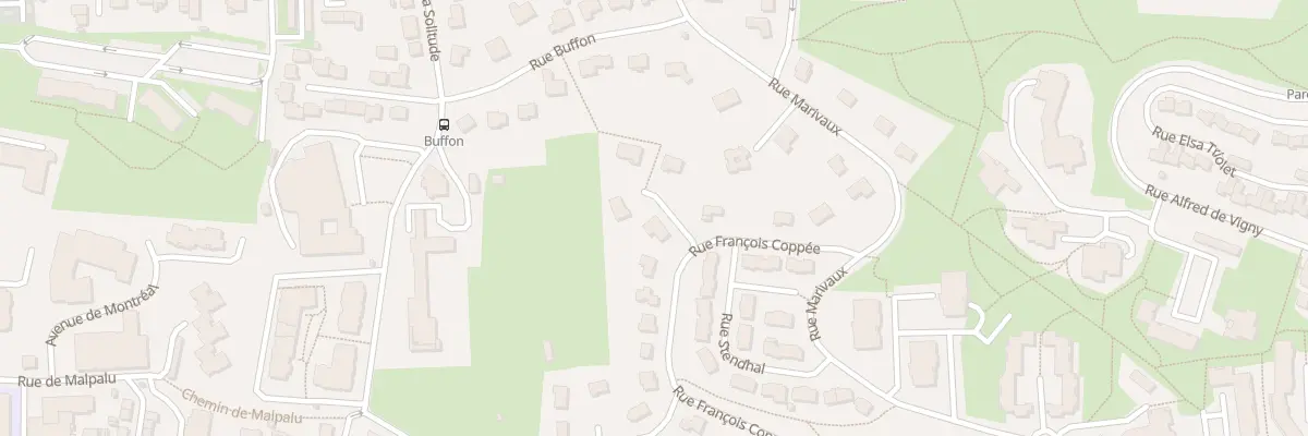 Plan du 14 Rue François Coppée au Mans